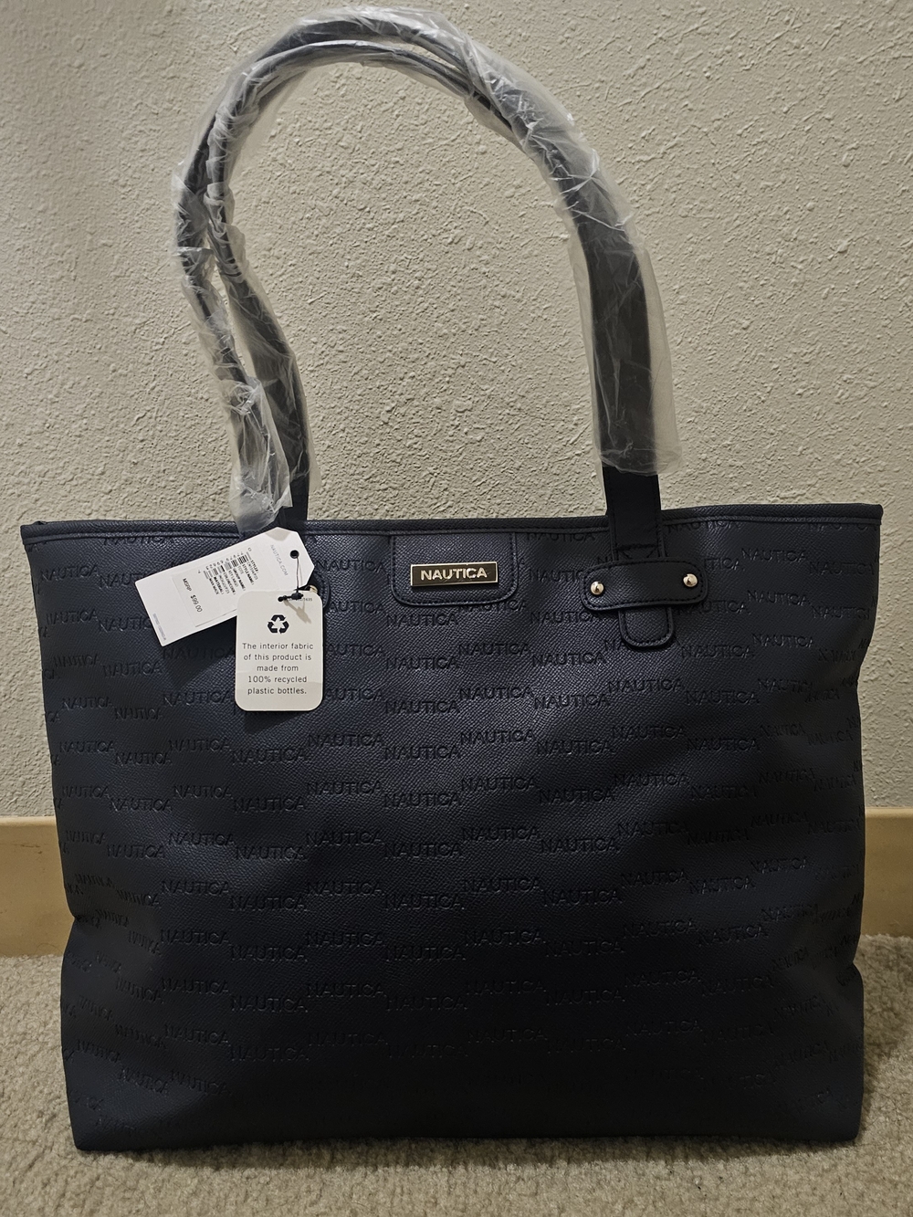NWT Nautica Key Largo Indigo Tote Bag